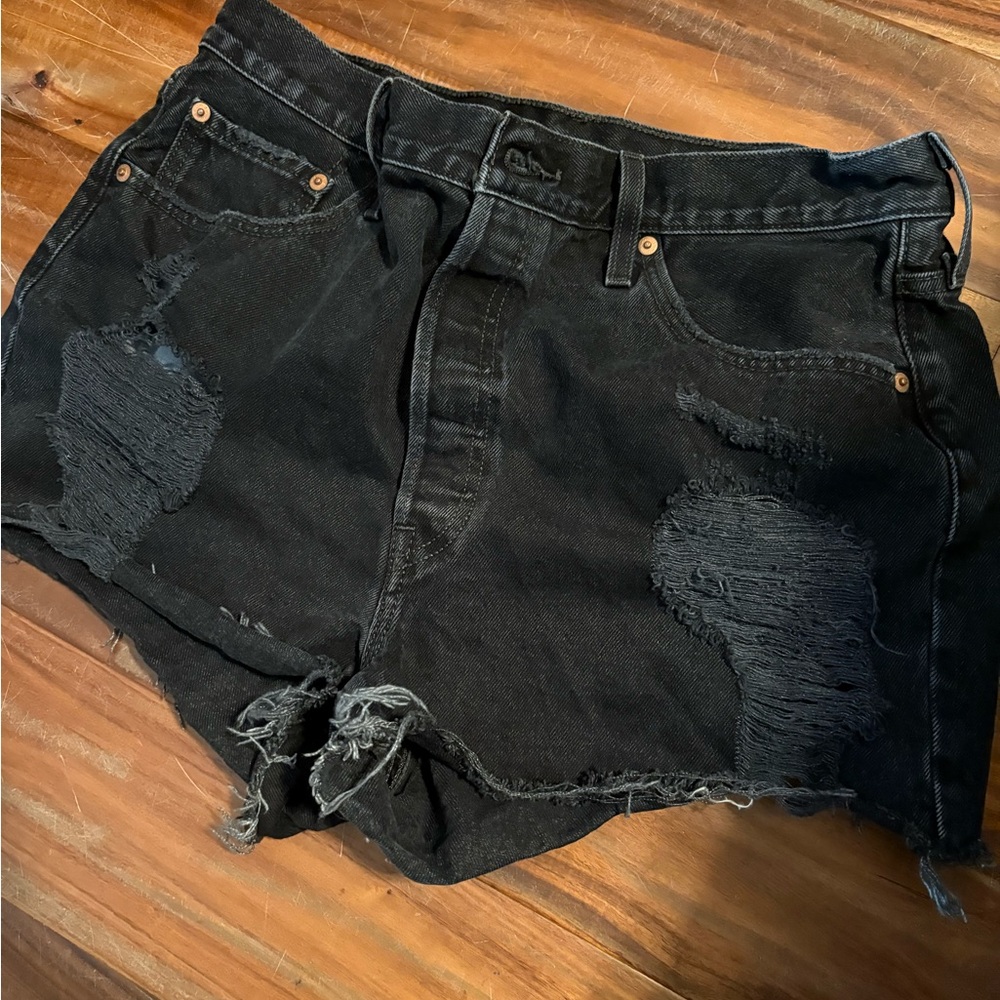 Levi's Dark Denim Jean shorts with Iconic Patch size (0906)